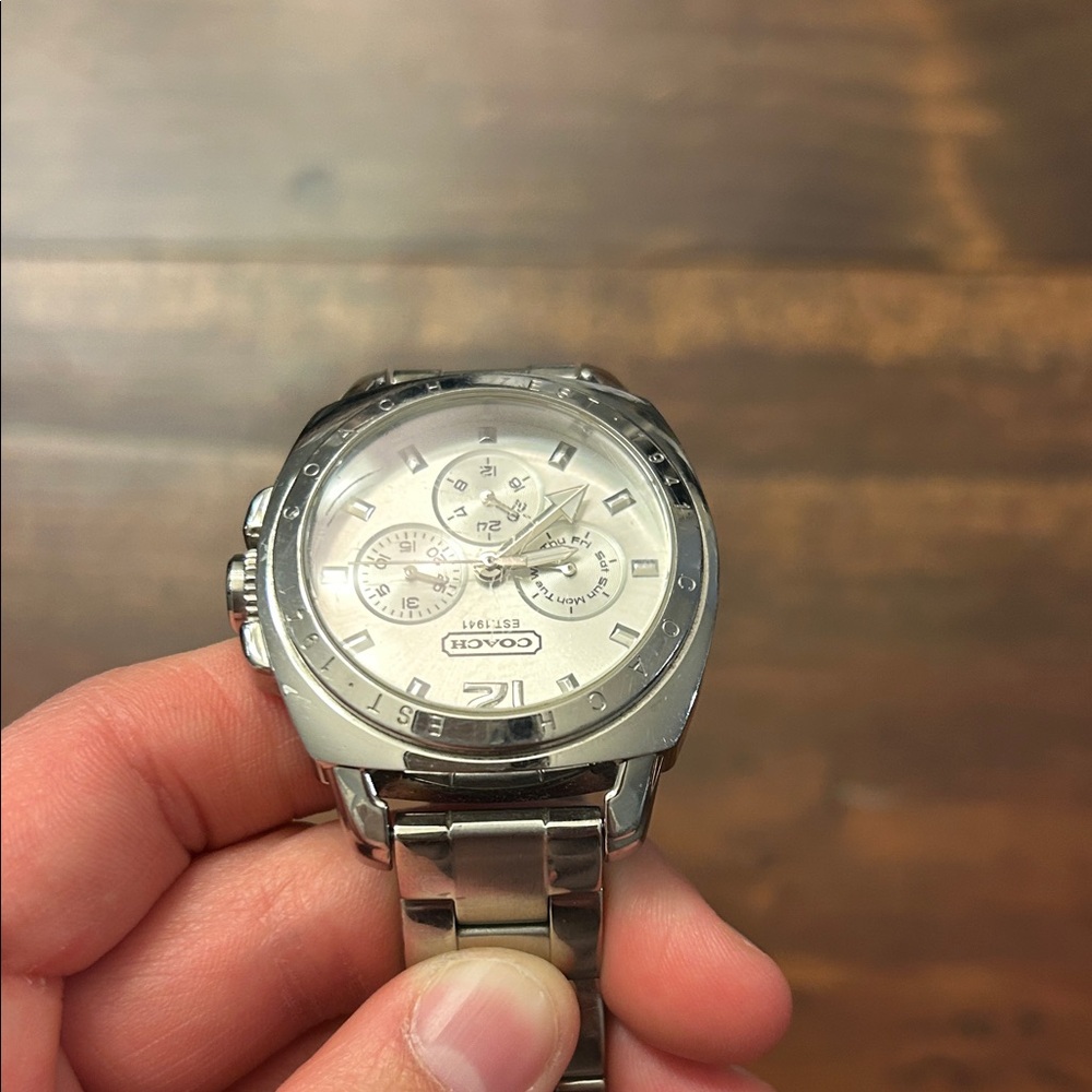 Coach Silver Stainless Steel Watch - Picture 10 of 12